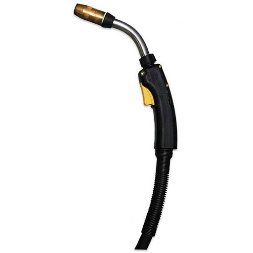 thumbnail image 2 of Bernard Style MIG Welding Gun - 200AMP 10FT With Miller Connector - .035 Wire, Curved Handle 2 of 6