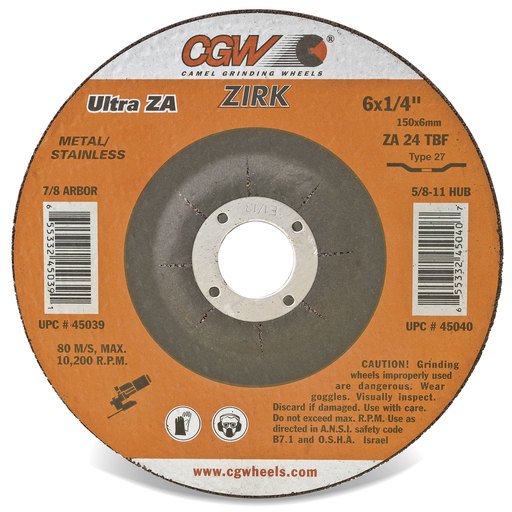 35673 | Osa Depressed Center Wheel - 4-1/2 in | Linde Gas & Equipment