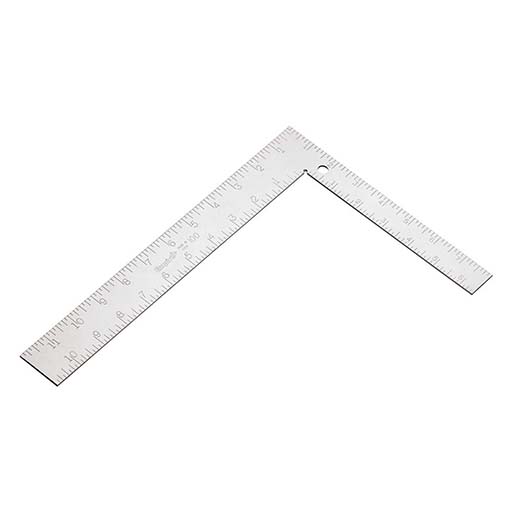 Empire 12" Hook Ruler 27308 - Stainless Steel Measuring Tool, Silver