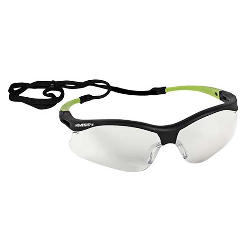 412-38480 | KleenGuard Nemesis Small Safety Glasses - Black w 