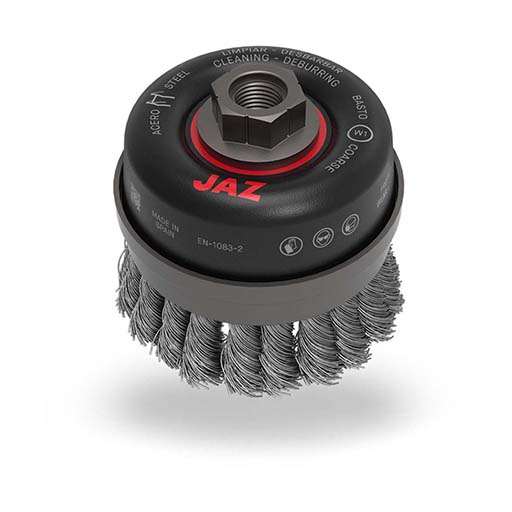 72052 | Jaz Cup Brush - Knotted | Linde Gas & Equipment