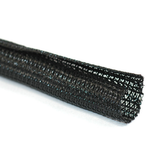 1/4 Inch F6 Braided Sleeving 10FT - Black