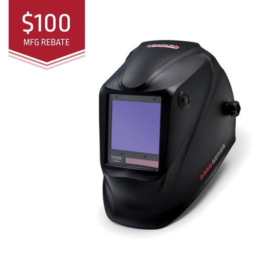 K3034-4 | Lincoln Electric VIKING 3350 Black Welding Helmet