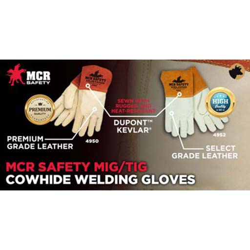 4950L | Memphis Glove 4950 Mustang Welding Glove - Large | Linde