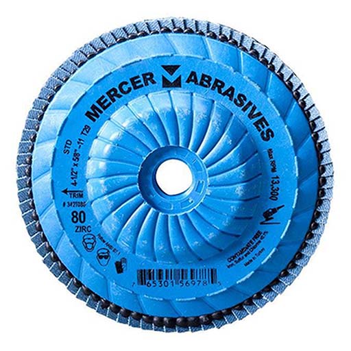 332T060 | Mercer Abrasives Flap Disc - 60 - 5/8 in - Type 29