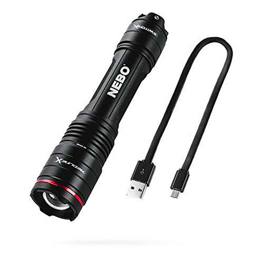 nebo flashlight 6860 Inspector Rechargeable free illumination with the NEBO Franklin Swivel 600L Rechargeable NEBO RedLine X Flashlight
