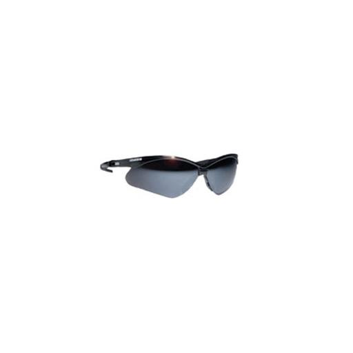 V30 Nemesis Safety Eyewear Smoke Mirror Lens Anti Scratch Black Frame Nylon