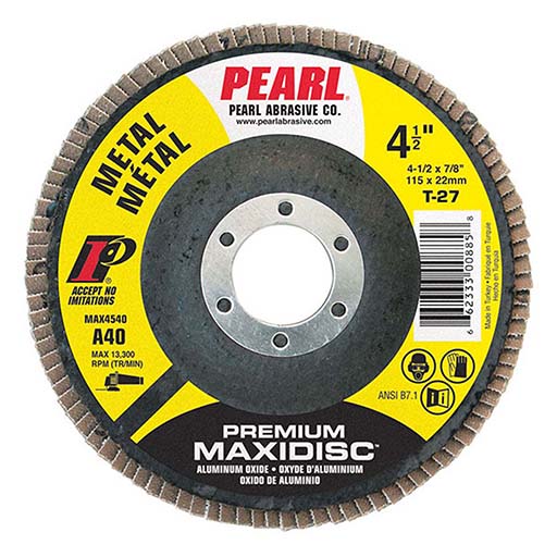 MAX4580 | Maxidisc MAX4580 Flap Disc - A80 - Type 27 - Aluminum