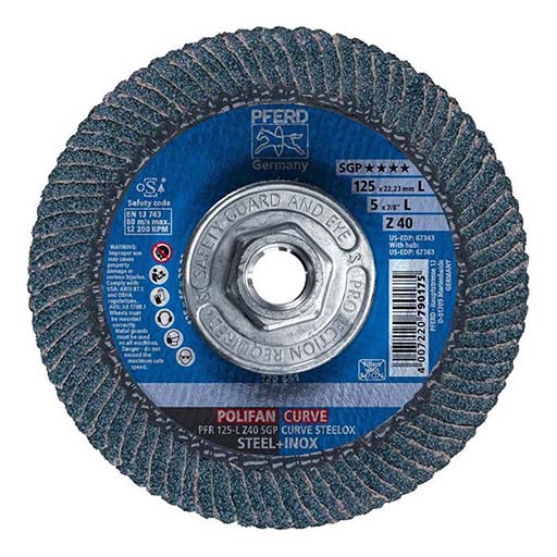 ＨaHa　2mm✖️15 67371 | Polifan - Pferdvalue Special Line SGP Z-CURVE Flap Disc