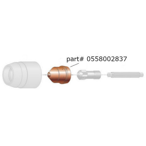 PX0558002837 | Profax Nozzle, 90 Amp | Linde Gas & Equipment