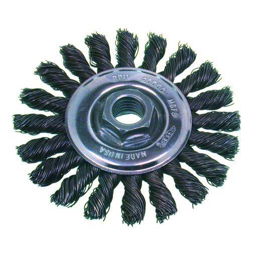 ProStar Cup Brush - Knotted - Steel - 7/8 in 98251