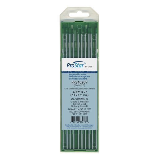 332-7GL | PROSTAR 1.5% Lanthanated Tungsten Electrodes, 3/32