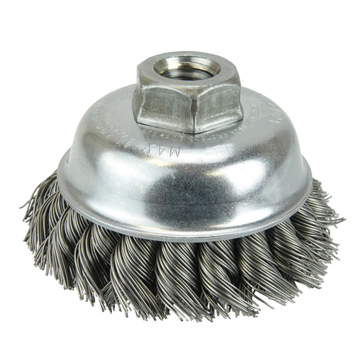 ProStar Cup Brush - Knotted - Steel - 7/8 in 98251