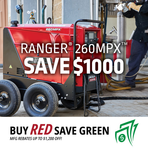 K3458-1 | Lincoln Electric Ranger 260MPX Engine Driven Welder