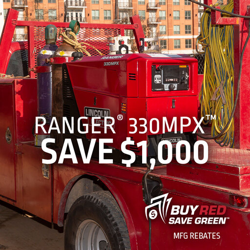 K3459-1 | Lincoln Electric Ranger 330MPX Engine Driven Welder