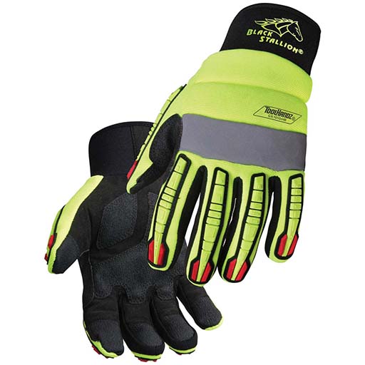 Black Mechanics Gloves - Large