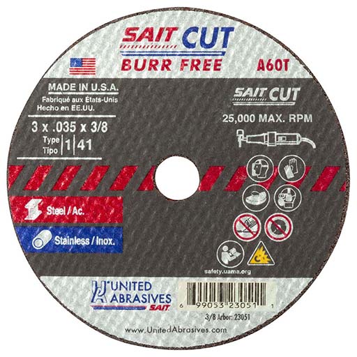 Sait 6 best sale cut off wheel