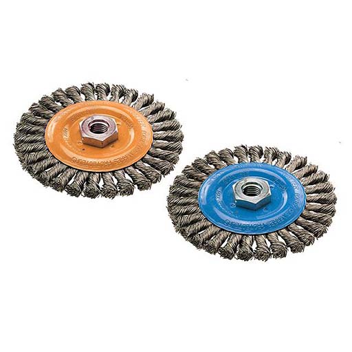 13L404 | Walter Wire Wheel Brush - 4 in - 0.02 in | Linde Gas