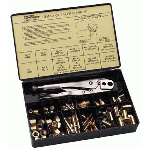 CK-3, Western Hose Repair Kit - 3/16 in - 1/4 in - 3/8 in - 3/8-24 in -  9/16-18 in